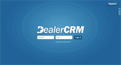 Desktop Screenshot of login.dealercrm.com